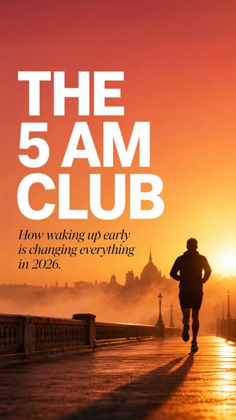 Blinkist ad: Thousands swear by the morning routine in The 5 AM Club book. I gave it a go to see what all the fuss was about.