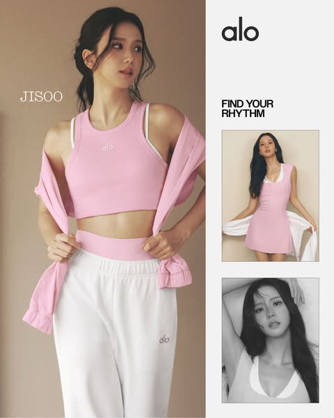 Alo Yoga ad: JISOO in ALO
