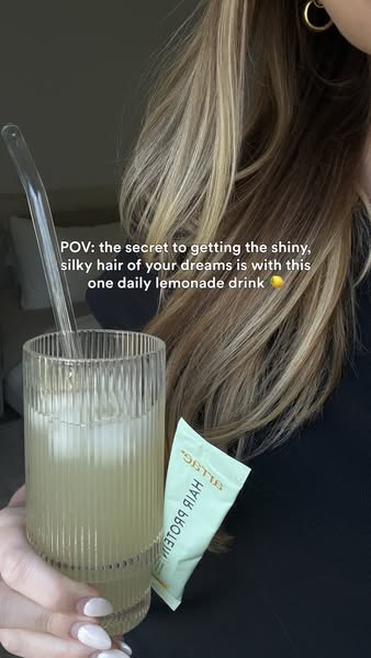 Arrae ad: Sip Your Haircare