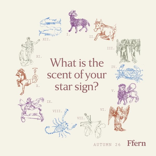 Ffern ad: Every star sign has a scent
