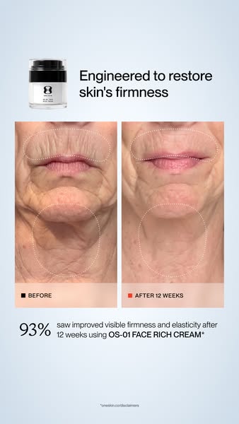 OneSkin ad: NEW OS-01 FACE RICH CREAM