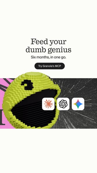 Granola ad: The AI notepad for meetings