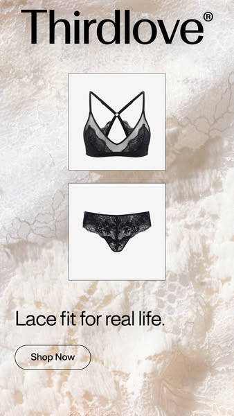 ThirdLove ad: Soft Lace? That's Sexy.