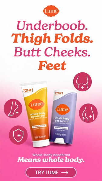 Lume Deodorant ad: Save over 30% + 2 FREE Items