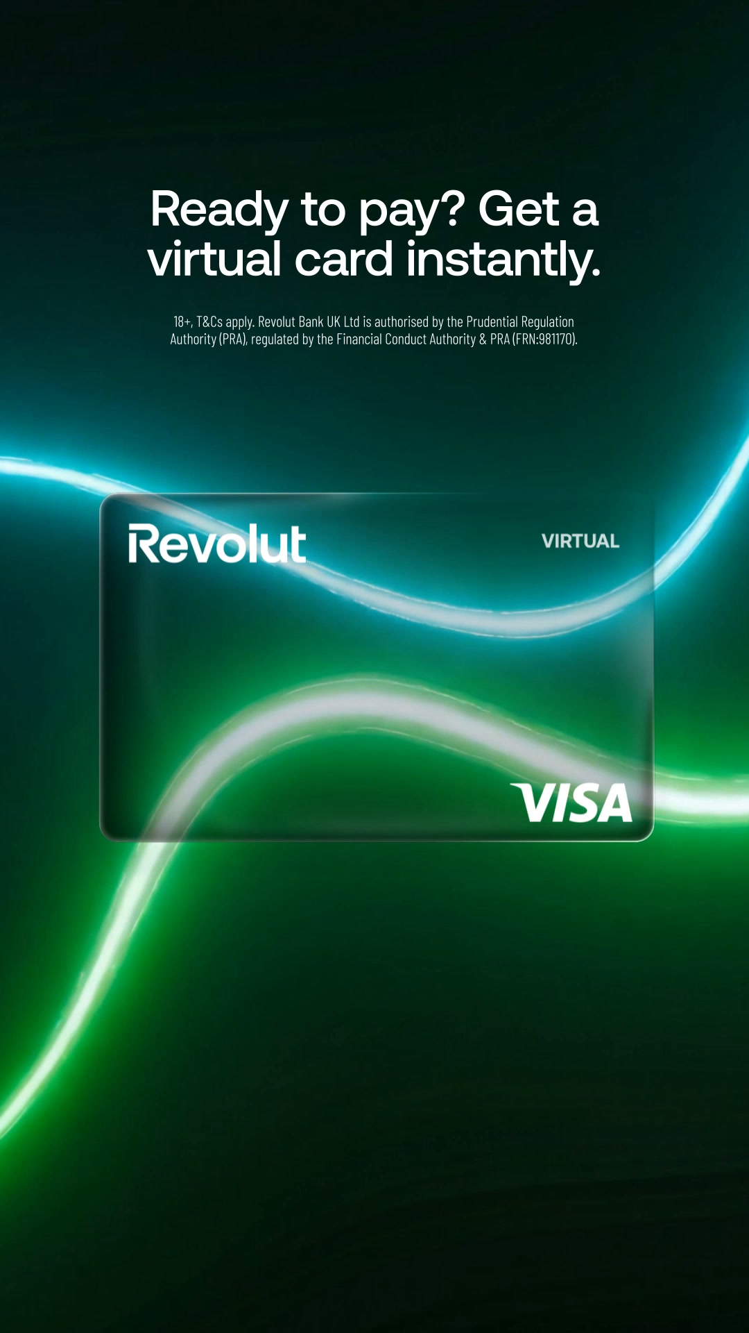 Revolut ad: Get your special edition card