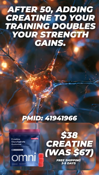 OMNI Longevity ad: Real Creatine - 43% OFF TODAY 👉