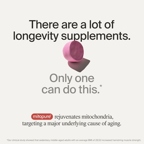 Timeline Longevity ad: No Other Supplement Does This