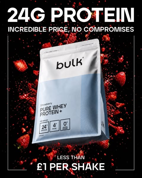 bulk ad: Pure Whey Protein+ | Shop Sale