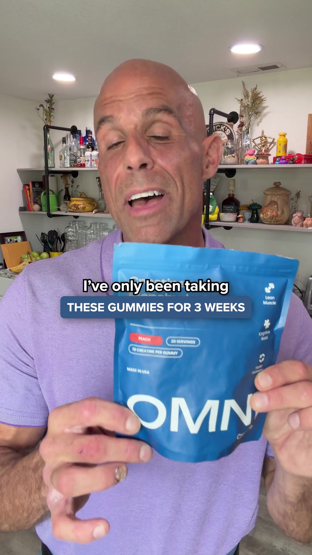 OMNI Longevity ad: Creatine Made Delicious 🍉 🍑