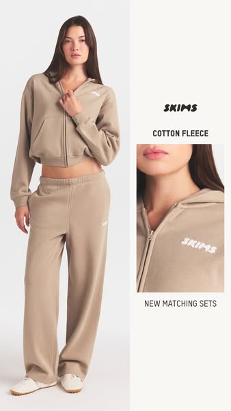 SKIMS ad: SKIMS Cotton Fleece