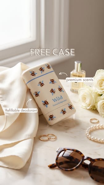 Wild ad: Claim Your Free Refillable Case 🎁