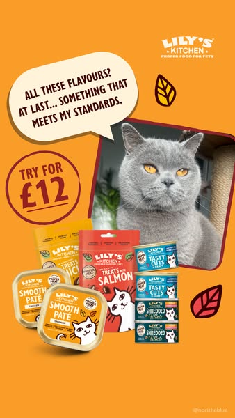 Lily's Kitchen ad: 25% Off First Orders