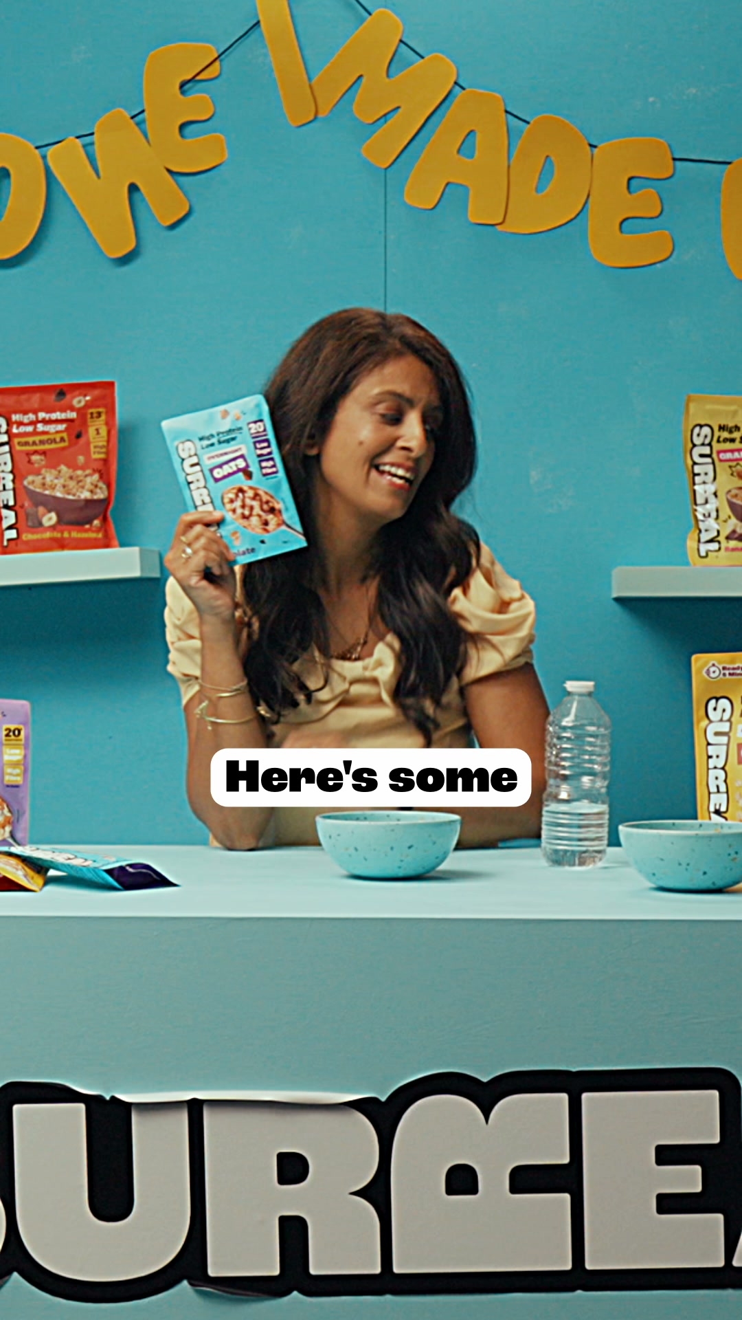 Surreal ad: 20g protein. Under 5 minutes.