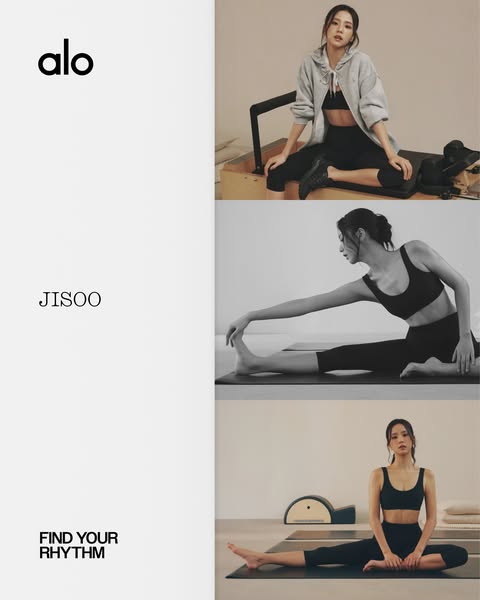 Alo Yoga ad: JISOO in ALO