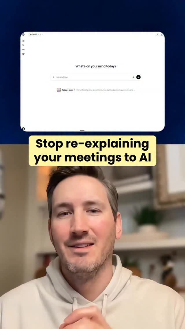 Granola ad: An AI notepad for back-to-back days. Walk in prepared, stay in the conversation, and leave with everything that mattered.