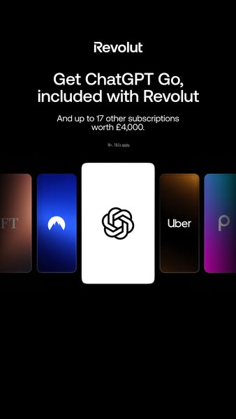 Revolut ad: Open your account in minutes
