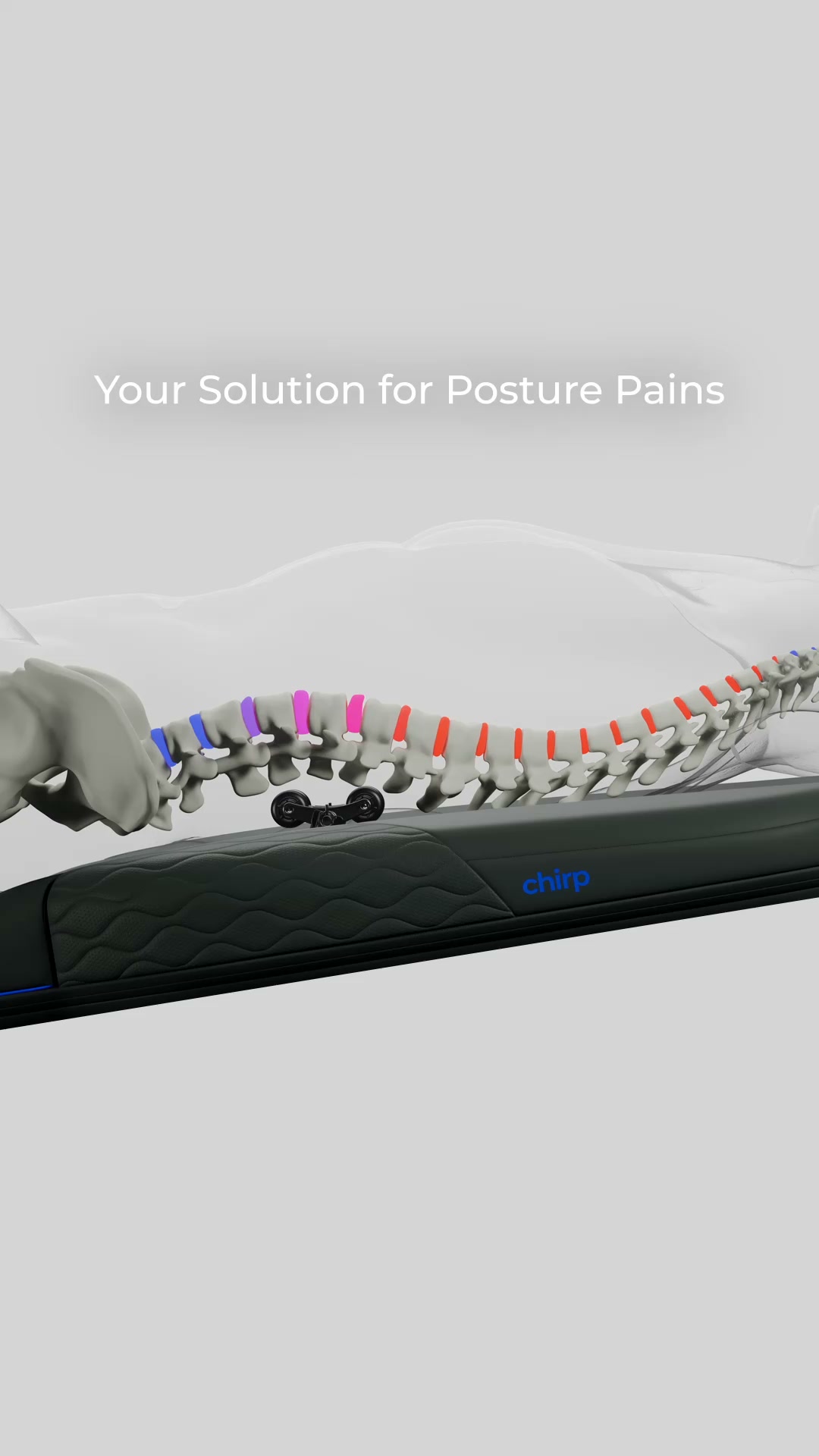 Chirp ad: Relief from poor posture
