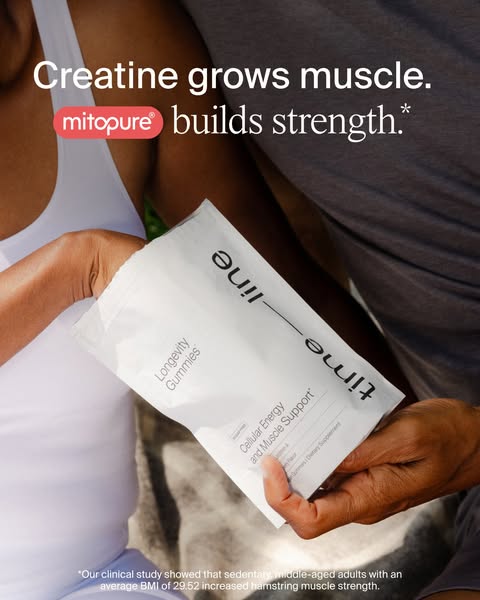 Timeline Longevity ad: Increase Muscle Strength With Mitopure®