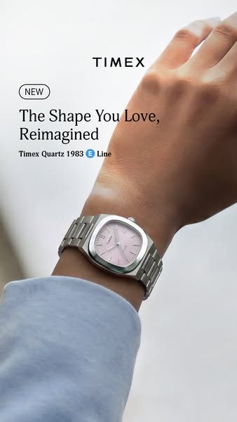 Timex ad: New Size. New Bracelet.