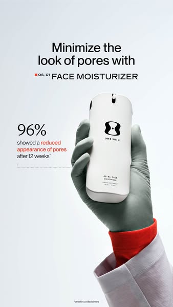 OneSkin ad: The moisturizer your routine is missing