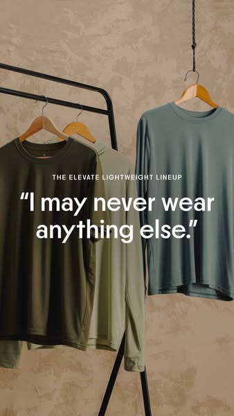 Free Fly Apparel ad: The Elevate Lightweight Lineup