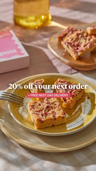 Bloom & Wild ad: 20% off your next order