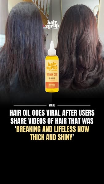 Hair Syrup ad: Stronger, healthier hair ✨
