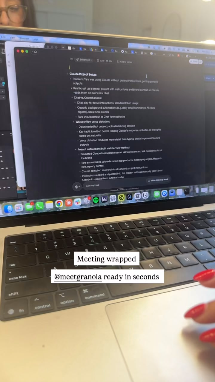 Granola ad: The AI notepad for meetings