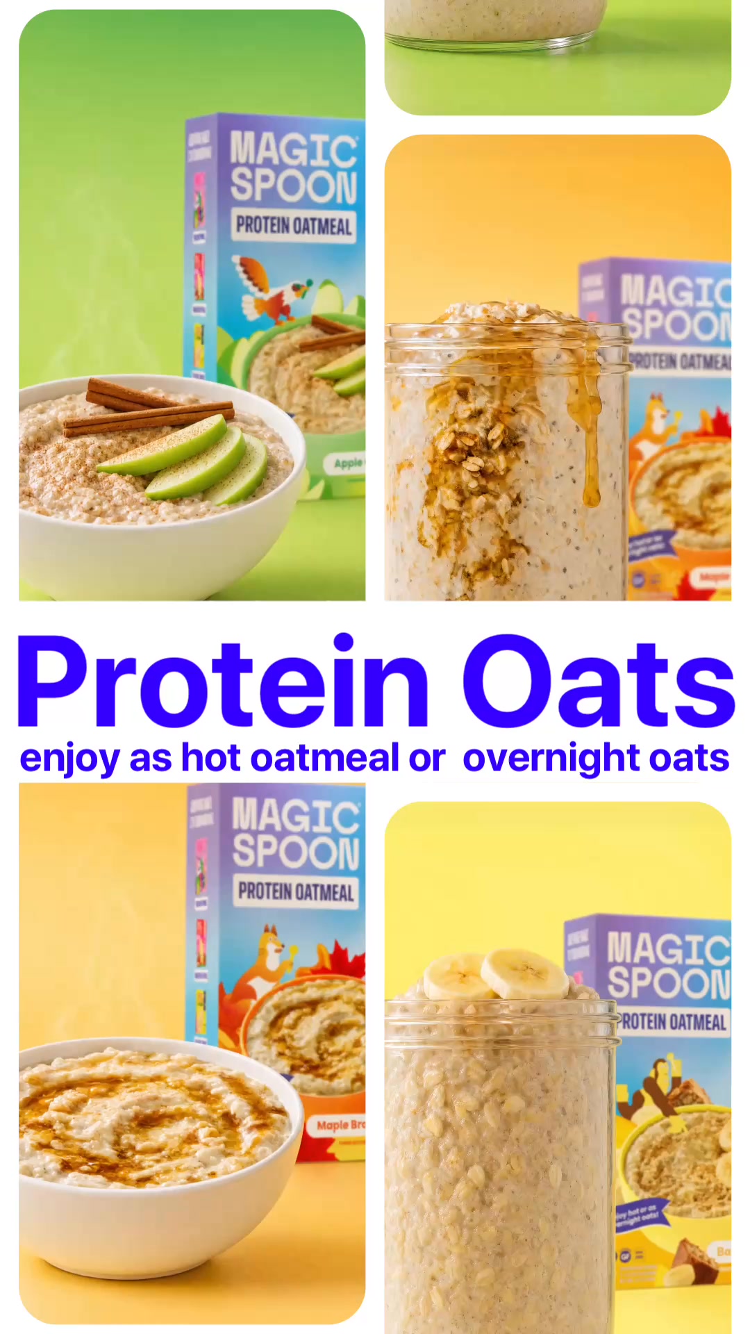 Magic Spoon Cereal ad: 15g Protein. 6g Fiber. 1g Sugar.
