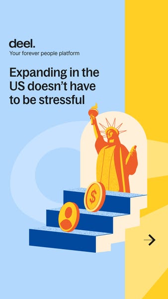 Deel ad: We make US compliance feel simple