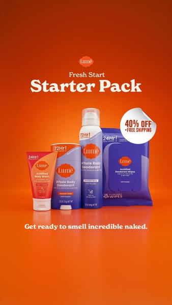 Lume Deodorant ad: Save over 40% + 2 FREE Items