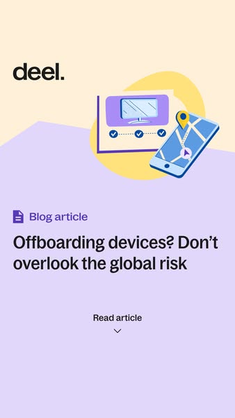 Deel ad: Secure your offboarding. Everywhere.