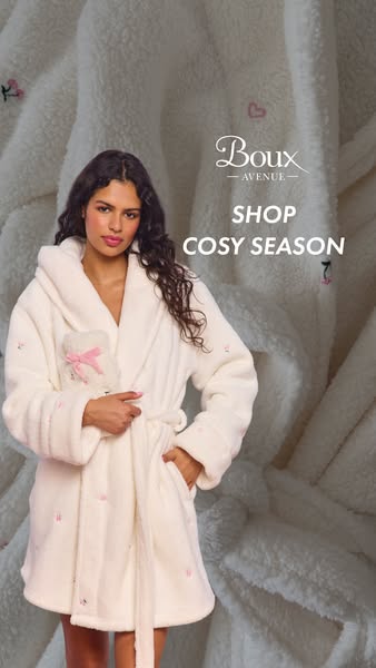 Boux Avenue ad: Shop New In Dressing Gowns