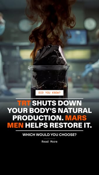 Mars Men ad: Stop Blaming Age. Start Here.