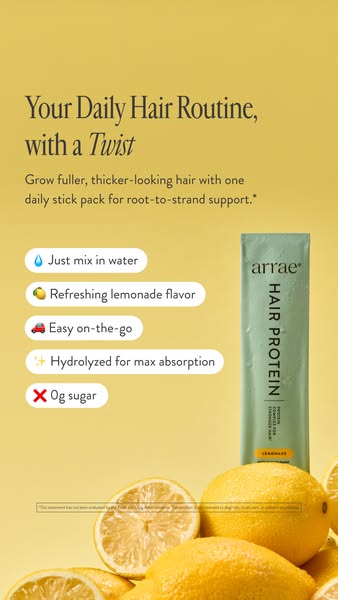 Arrae ad: Sip Your Haircare
