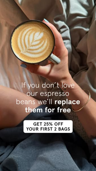 Pact Coffee ad: Freshly roasted to order ☕