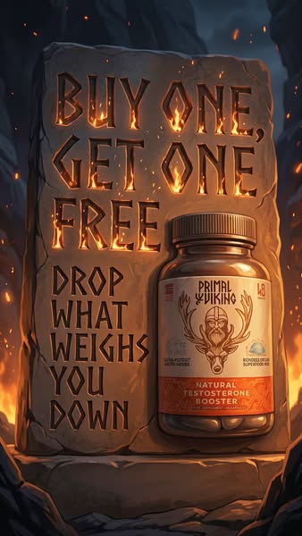Primal Viking ad: One Price, Two Bottles, No More Belly