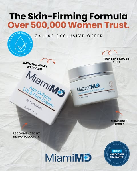 Miami MD ad: Firm Skin in 60 Days or Your Money Back