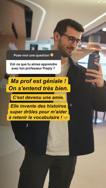 Preply ad: Progressez plus vite sur Preply.