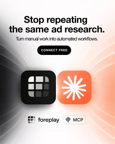 foreplay.co ad: Make ads that actually convert