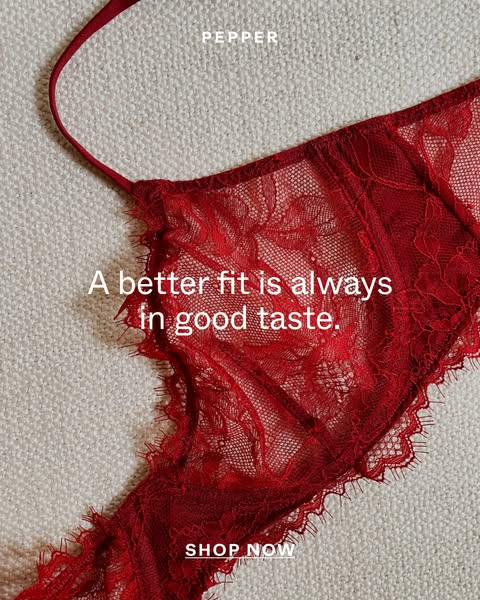 Pepper ad: Feel your best before the clothes go on.