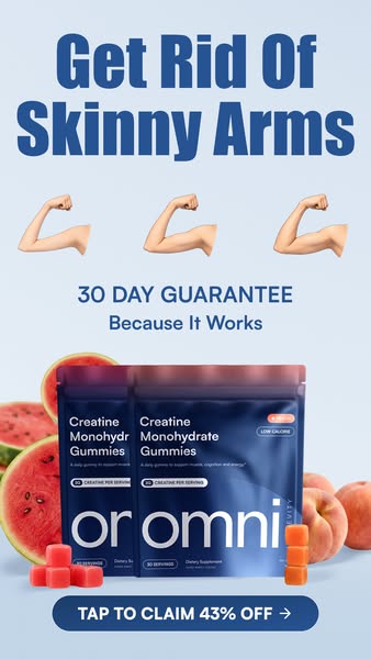 OMNI Longevity ad: Real Creatine - 43% OFF TODAY 👉