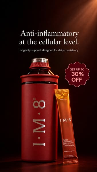 IM8 ad: Anti-Inflammatory at the Cellular Level.