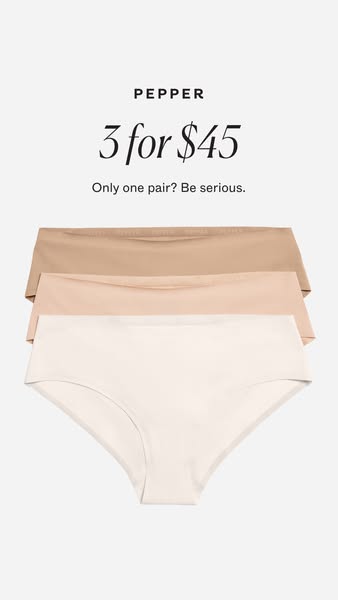 Pepper ad: Refresh your underwear rotation.