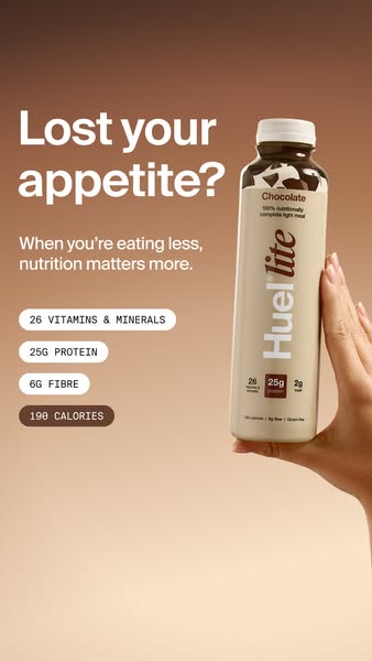 Huel ad: Free t-shirt for new customers