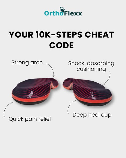 OrthoFlexx ad: Arch Support That Doesn't Collapse