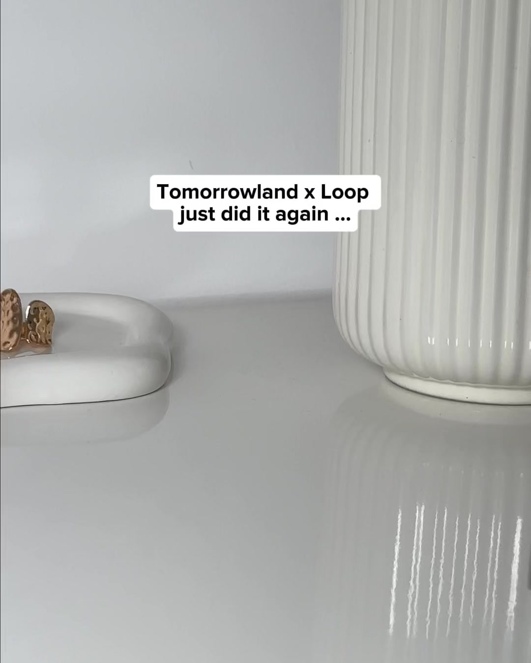 Loop ad: Shop Tomorrowland x Loop Earplugs