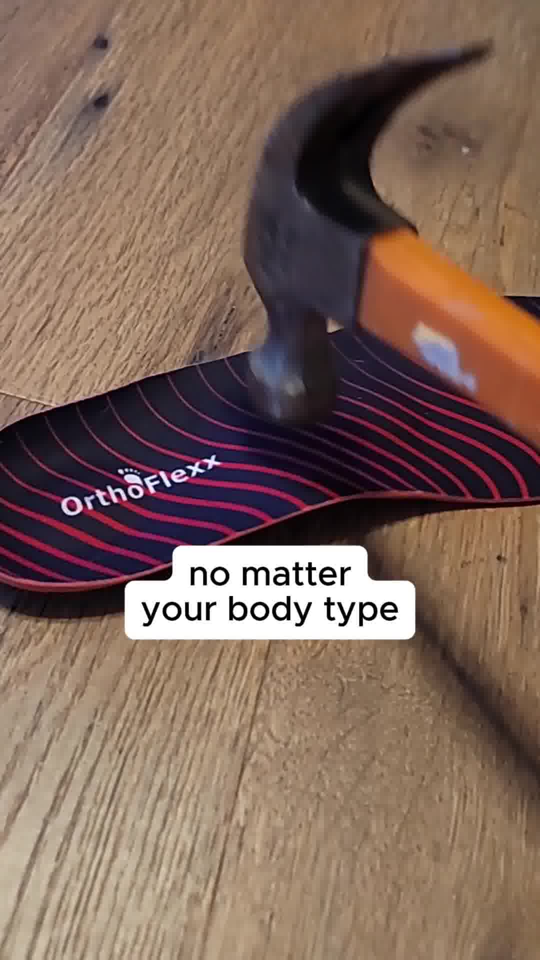 OrthoFlexx ad: Arch Support That Doesn't Collapse