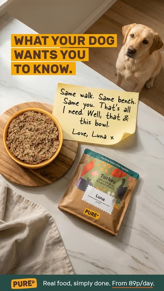 Pure Pet Food ad: 30% off your first Pure box