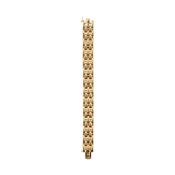 Dorsey ad: LEONORA LINK BRACELET, GOLD